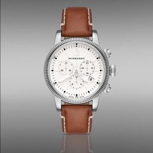 Burberry 42mm Round Stainless Steel Chrono watch